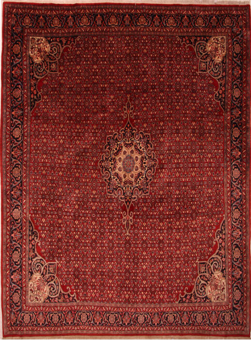 Bidjar Red Hand Knotted 102 X 137  Area Rug 100-23793 Image 0
