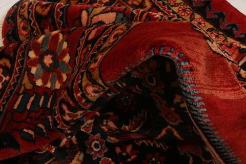 Armenian Red Hand Knotted 110 X 143  Area Rug 100-23798 Image 3