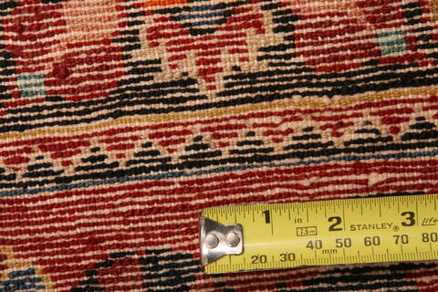 Armenian Red Hand Knotted 110 X 143  Area Rug 100-23798 Image 8