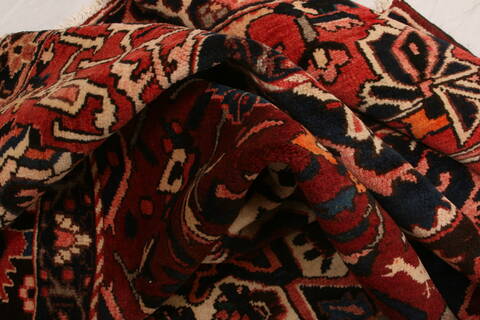 Bakhtiar Red Hand Knotted 107 X 1210  Area Rug 100-23800 Image 2