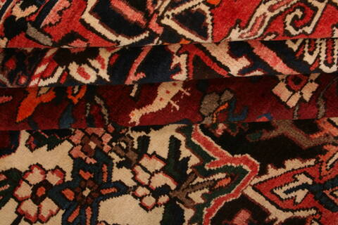 Bakhtiar Red Hand Knotted 107 X 1210  Area Rug 100-23800 Image 3