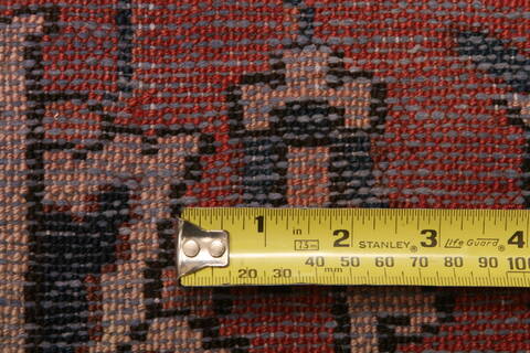 Bakhtiar Red Hand Knotted 107 X 1210  Area Rug 100-23800 Image 7