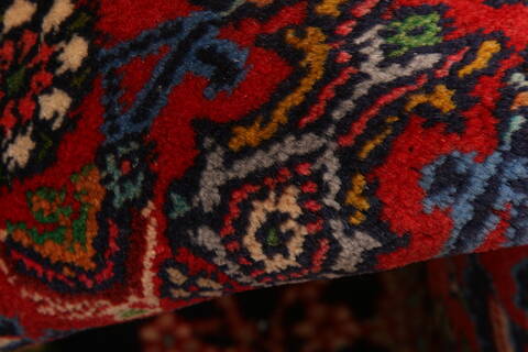 Bidjar Red Hand Knotted 101 X 130  Area Rug 100-23801 Image 1