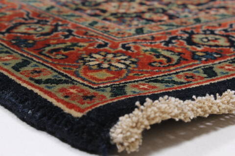 Herati Blue Runner Hand Knotted 27 X 97  Area Rug 250-23802 Image 5