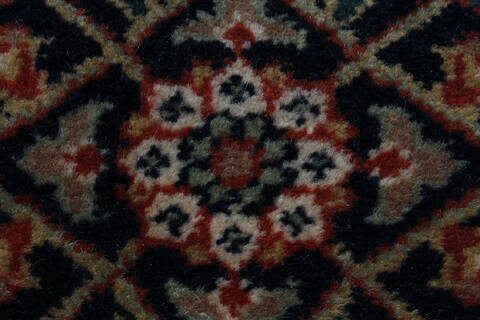 Herati Blue Runner Hand Knotted 27 X 97  Area Rug 250-23802 Image 7