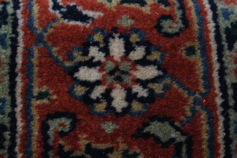 Herati Blue Runner Hand Knotted 27 X 97  Area Rug 250-23802 Image 8