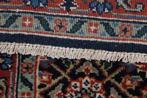 Herati Blue Runner Hand Knotted 25 X 911  Area Rug 250-23807 Image 1