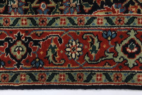 Herati Blue Runner Hand Knotted 25 X 911  Area Rug 250-23807 Image 3
