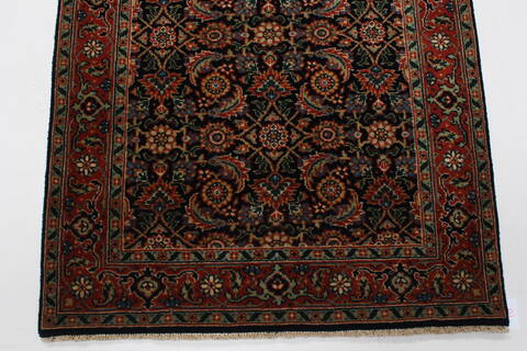Herati Blue Runner Hand Knotted 25 X 911  Area Rug 250-23807 Image 5