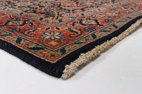 Herati Blue Runner Hand Knotted 25 X 911  Area Rug 250-23807 Image 6