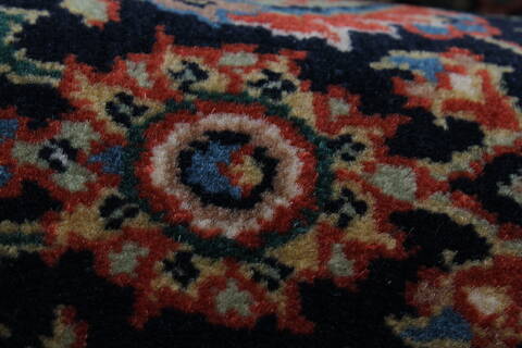 Herati Blue Runner Hand Knotted 25 X 911  Area Rug 250-23807 Image 7