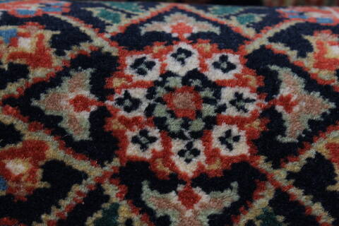 Herati Blue Runner Hand Knotted 25 X 911  Area Rug 250-23807 Image 8