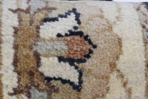Ziegler Black Runner Hand Knotted 26 X 102  Area Rug 250-23811 Image 10