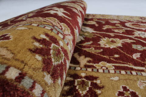 Chobi Red Runner Hand Knotted 28 X 99  Area Rug 250-23818 Image 1