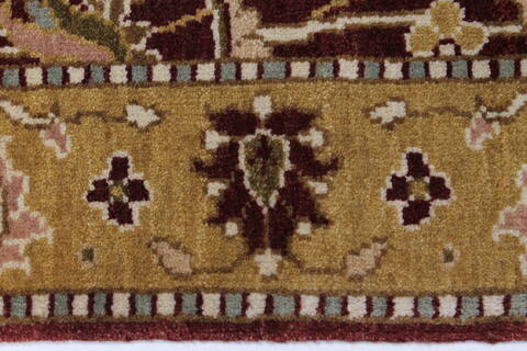 Chobi Red Runner Hand Knotted 28 X 99  Area Rug 250-23818 Image 5