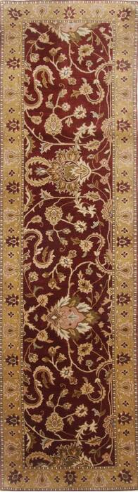 Chobi Red Runner Hand Knotted 28 X 99  Area Rug 250-23818 Image 0