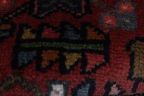 Karajeh Red Runner Hand Knotted 35 X 96  Area Rug 250-23835 Image 10
