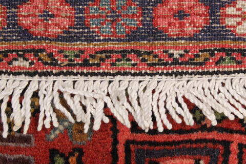 Karajeh Red Runner Hand Knotted 35 X 96  Area Rug 250-23835 Image 1