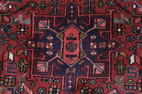 Karajeh Red Runner Hand Knotted 35 X 96  Area Rug 250-23835 Image 5