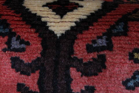 Karajeh Red Runner Hand Knotted 35 X 96  Area Rug 250-23835 Image 9