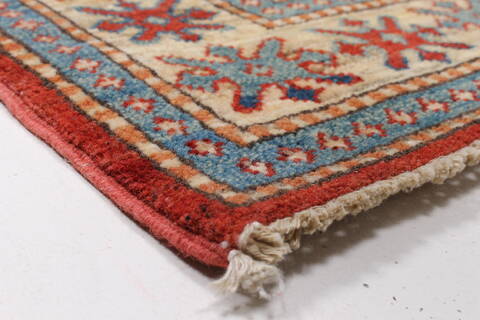 Kazak Red Runner Hand Knotted 30 X 911  Area Rug 250-23846 Image 6
