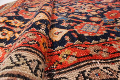 Malayer Blue Runner Hand Knotted 33 X 910  Area Rug 250-23854 Image 12