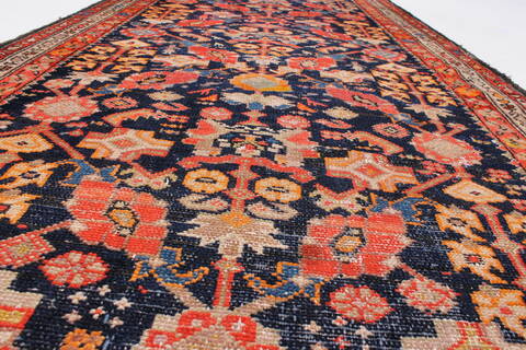 Malayer Blue Runner Hand Knotted 33 X 910  Area Rug 250-23854 Image 3