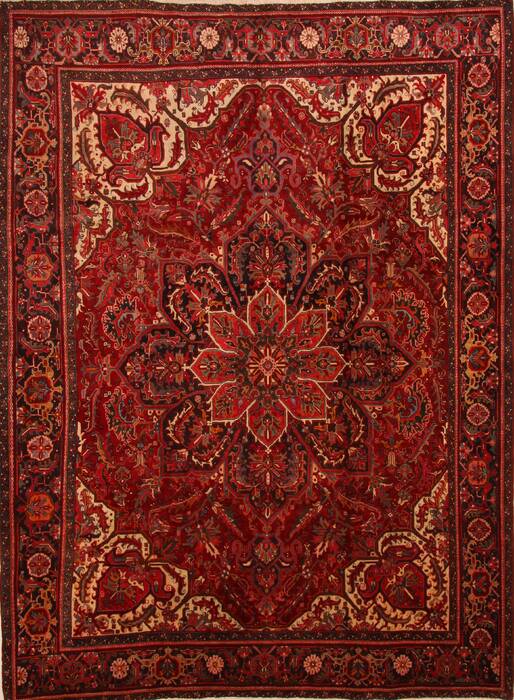 Heriz Red Hand Knotted 100 X 136  Area Rug 100-23857 Image 0
