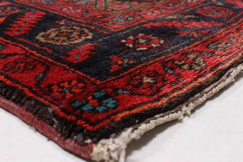 Ghazni Brown Runner Hand Knotted 33 X 135  Area Rug 250-23860 Image 6