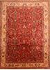 Sarouk Red Hand Knotted 99 X 135  Area Rug 100-23862 Thumb 0