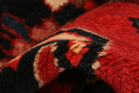 Bakhtiar Red Hand Knotted 97 X 125  Area Rug 100-23864 Image 1