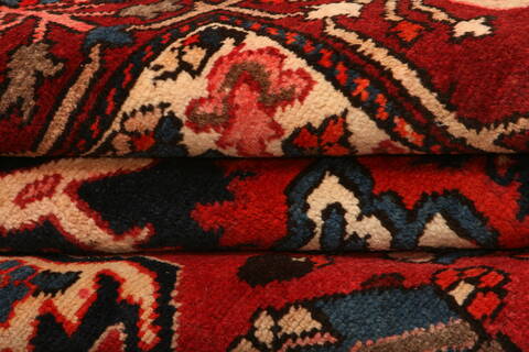 Bakhtiar Red Hand Knotted 97 X 125  Area Rug 100-23864 Image 6
