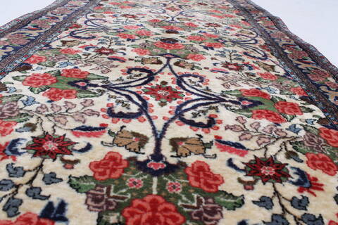 Bidjar Beige Runner Hand Knotted 31 X 133  Area Rug 250-23867 Image 2