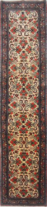 Bidjar Beige Runner Hand Knotted 31 X 133  Area Rug 250-23867 Image 0