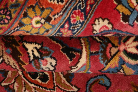 Khorasan Red Hand Knotted 96 X 1210  Area Rug 100-23881 Image 3
