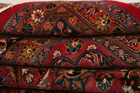 Khorasan Red Hand Knotted 96 X 1210  Area Rug 100-23881 Image 5
