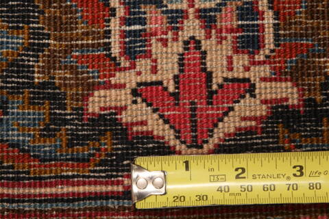 Khorasan Red Hand Knotted 96 X 1210  Area Rug 100-23881 Image 6