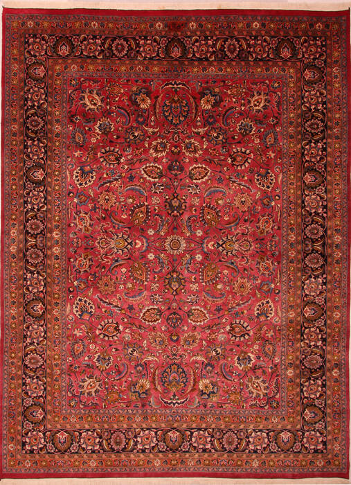 Khorasan Red Hand Knotted 96 X 1210  Area Rug 100-23881 Image 0
