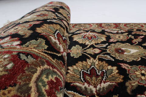 Haji Jalili Black Runner Hand Knotted 26 X 180  Area Rug 250-23889 Image 11
