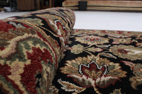Haji Jalili Black Runner Hand Knotted 26 X 180  Area Rug 250-23889 Image 12