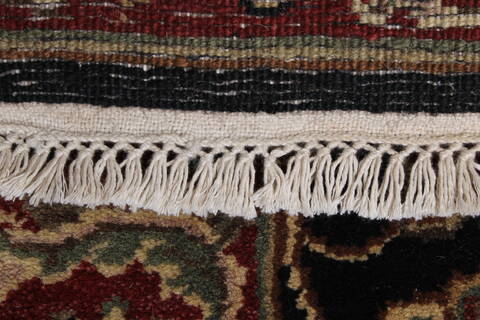 Haji Jalili Black Runner Hand Knotted 26 X 180  Area Rug 250-23889 Image 1
