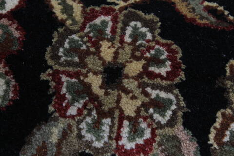 Haji Jalili Black Runner Hand Knotted 26 X 180  Area Rug 250-23889 Image 7