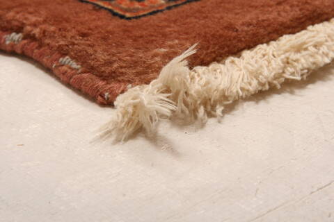 Kashan Red Hand Knotted 910 X 132  Area Rug 100-23905 Image 1