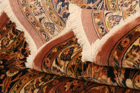 Kashan Red Hand Knotted 910 X 132  Area Rug 100-23905 Image 6