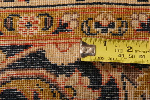 Kashan Red Hand Knotted 910 X 132  Area Rug 100-23905 Image 8