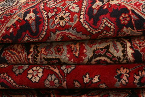 Khorasan Red Hand Knotted 99 X 127  Area Rug 100-23908 Image 7
