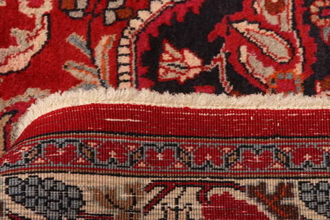 Khorasan Red Hand Knotted 99 X 127  Area Rug 100-23908 Image 9