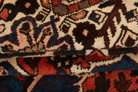 Bakhtiar Orange Hand Knotted 102 X 1111  Area Rug 100-23910 Image 3