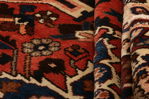 Bakhtiar Orange Hand Knotted 102 X 1111  Area Rug 100-23910 Image 4