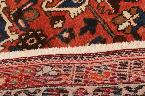 Bakhtiar Orange Hand Knotted 102 X 1111  Area Rug 100-23910 Image 8